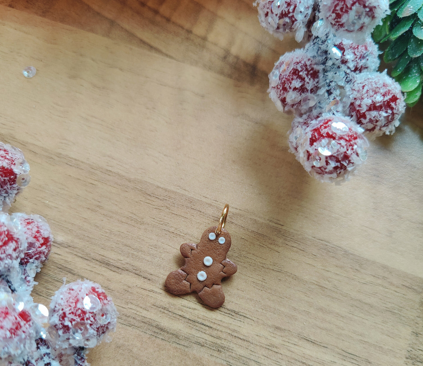 Lebkuchenmann mit Edelstahlkette