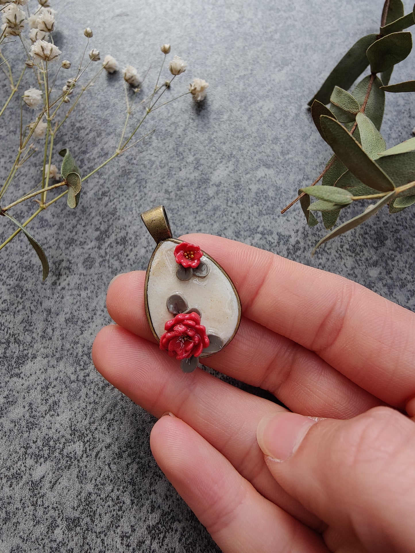 Blume Matro Kettenanhänger