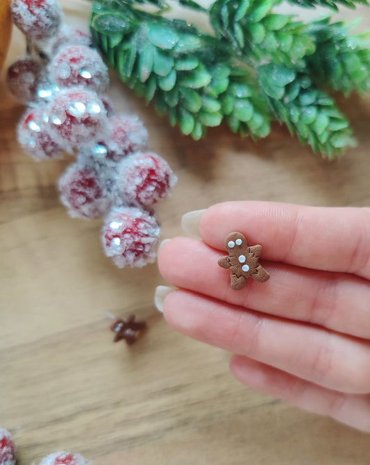 Lebkuchenmännchen Wallis Ohrstecker