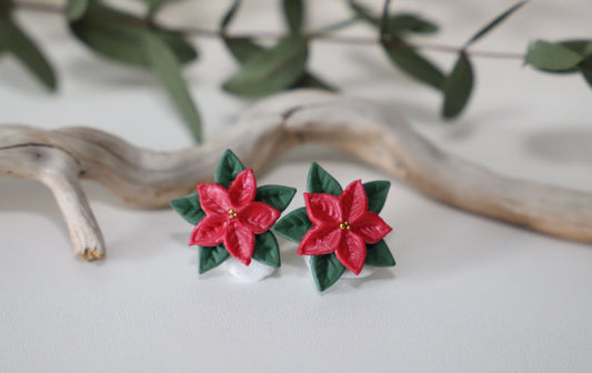 Weihnachtsstern Winola Ohrstecker